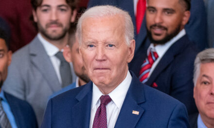 Moment bumbling Biden asks ‘what am I doing?’ while meeting Texas Rangers