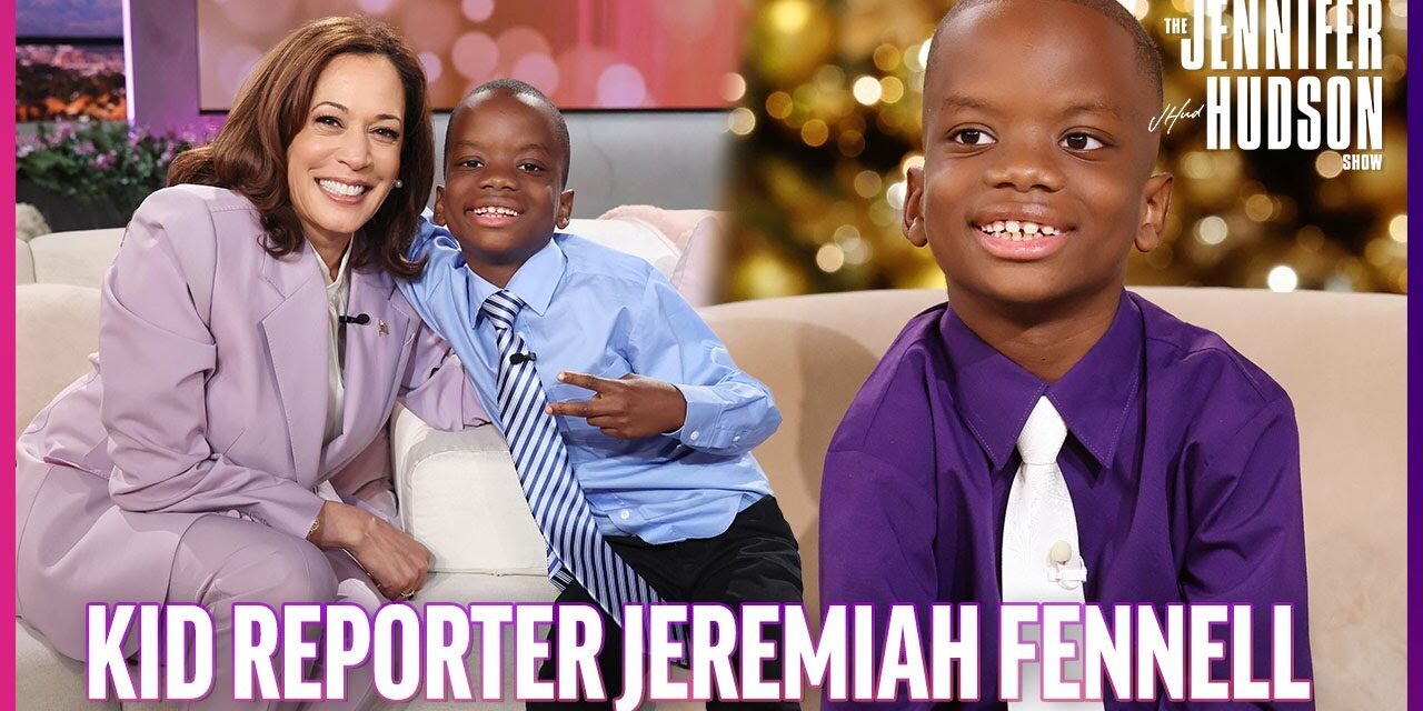 Kid Reporter Jeremiah Fennell Interviews VP Kamala Harris, NFL Players & More