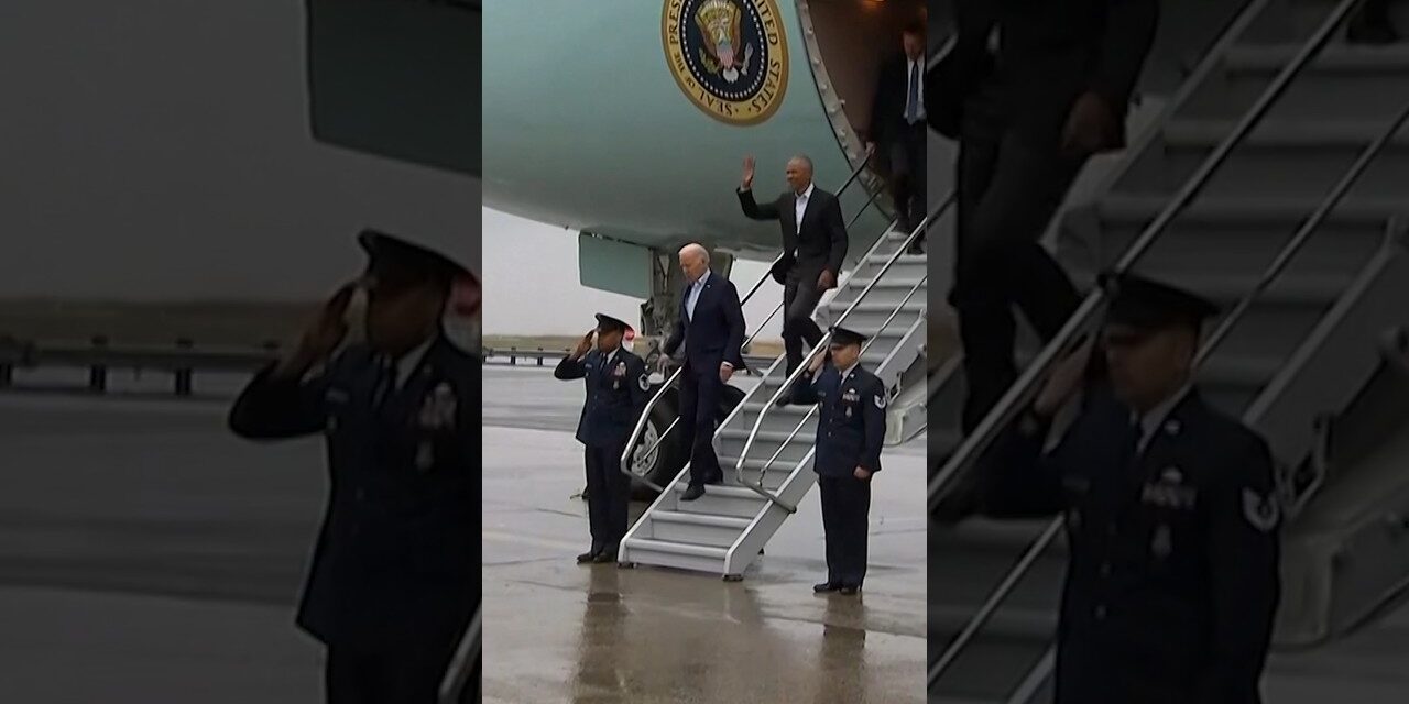 Biden Arrives in New York With Obama for Campaign Fundraiser