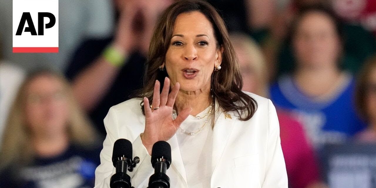 Kamala Harris snaps back after protesters interrupt her at Detroit rally