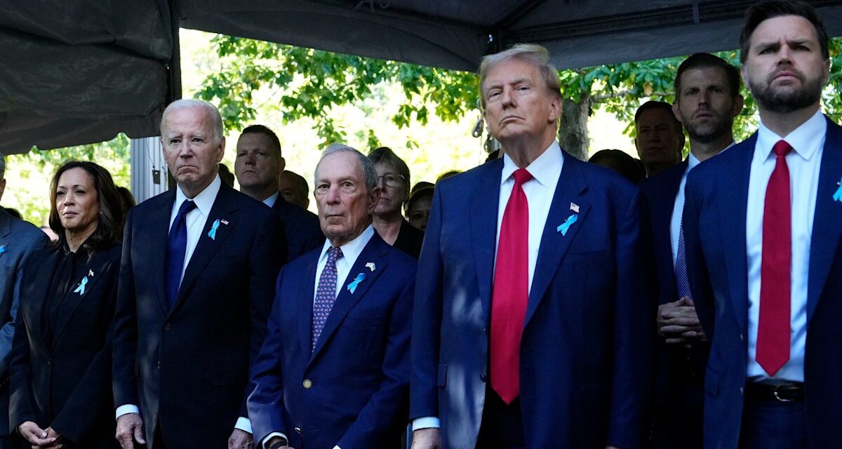 Kamala Harris, Donald Trump, Joe Biden come together for 9/11 memorial — Barack Obama, Mariska Hargitay pay tribute