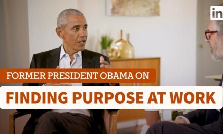 Barack Obama discusses finding joy and purpose at work with Ira Glass