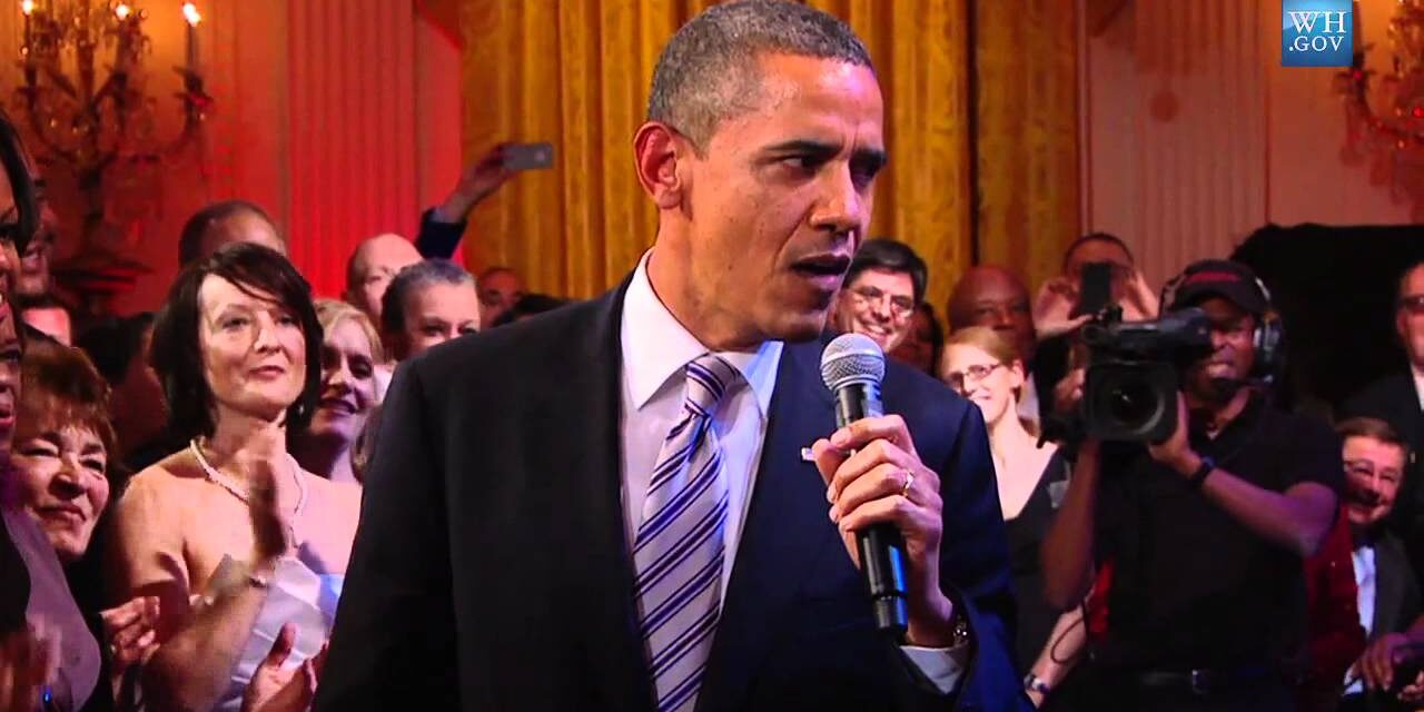 President Obama Sings “Sweet Home Chicago”