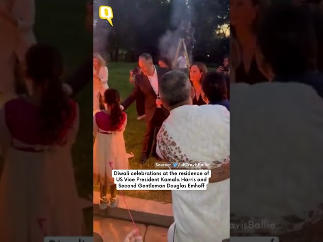 Diwali Celebrations at US Vice President Kamala Harris’ Residence | #Short