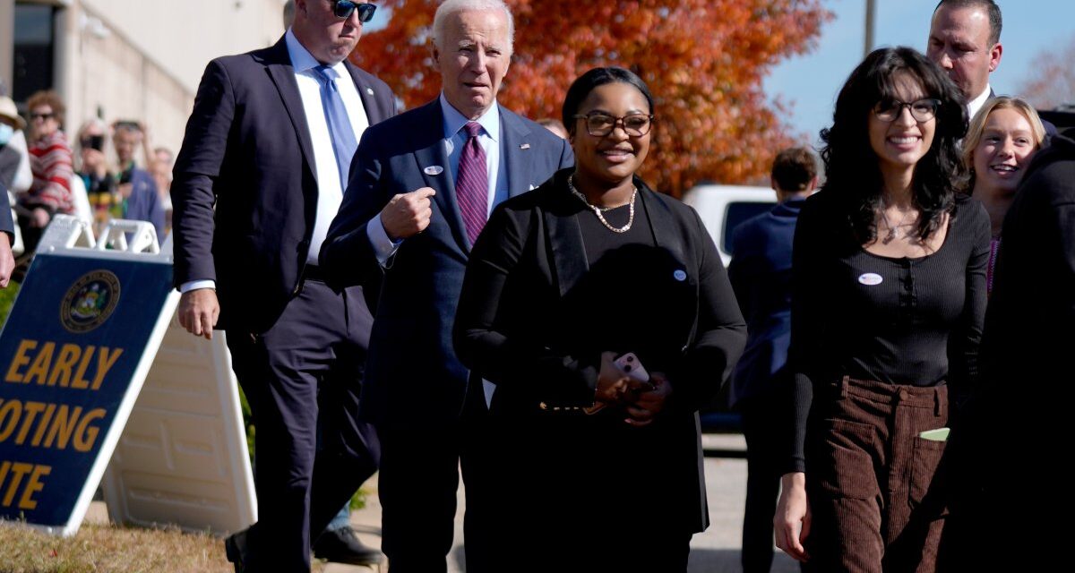 Biden casts 2024 election ballot near his Delaware home, waiting in line with other voters