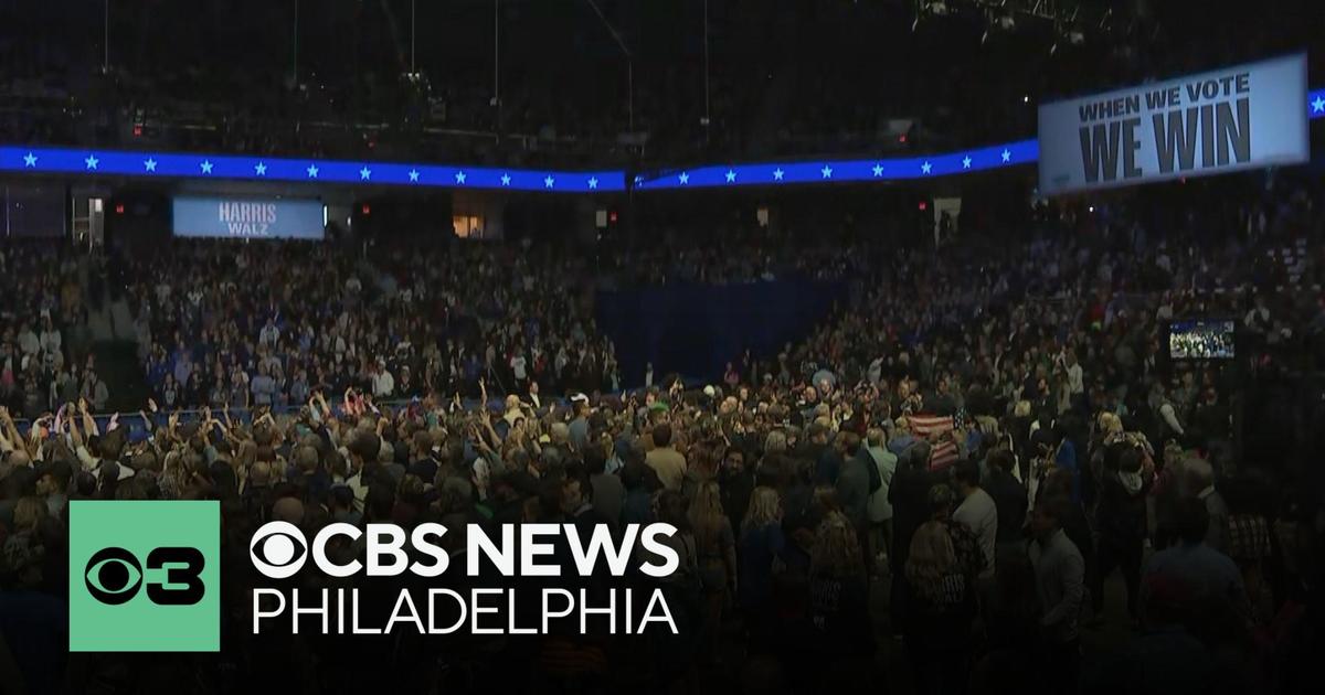 Crowds wait for Bruce Springsteen, John Legend, Barack Obama at Kamala Harris event in Philadelphia