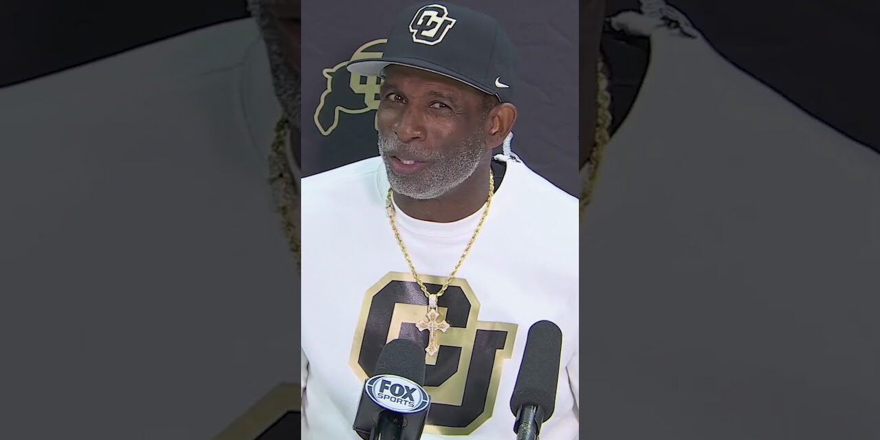 Deion Sanders jokingly calls out Barack Obama  #deionsanders #coloradobuffaloes #sheduersanders