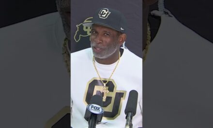 Deion Sanders jokingly calls out Barack Obama  #deionsanders #coloradobuffaloes #sheduersanders