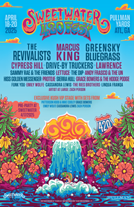 Experience the Ultimate 420 Festival Celebration with SweetWater’s 20th Anniversary Lineup Featuring The Revivalists, Marcus King Band, Greensky Bluegrass, Drive-By Truckers and Cypress Hill at Atlanta’s Iconic Pullman Yards from April 18-20, 2025