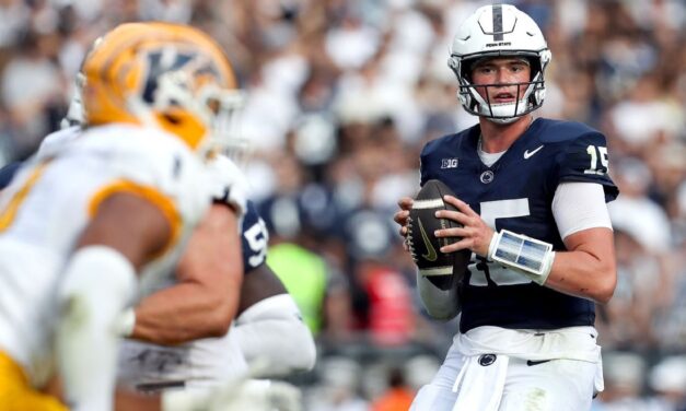 ‘He’s got it’: Penn State icon Kerry Collins likes what he sees in Drew Allar