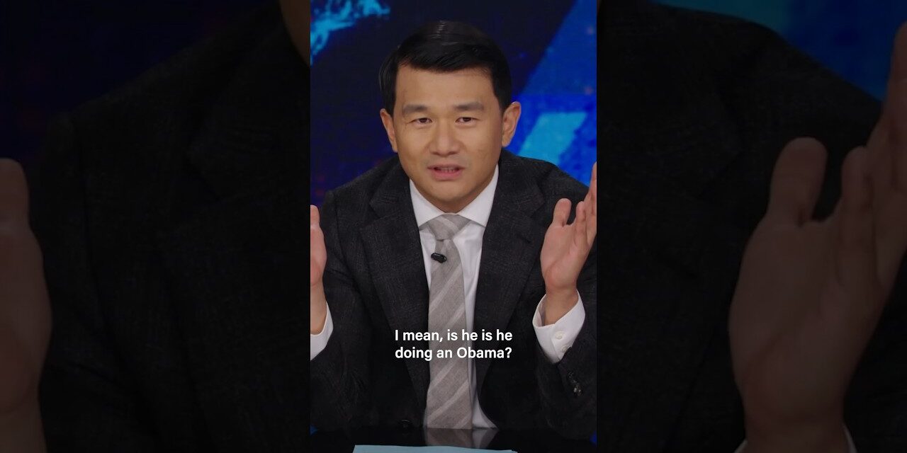 Is it just Ronny Chieng, or does Josh Shapiro sound exactly like Barack Obama?