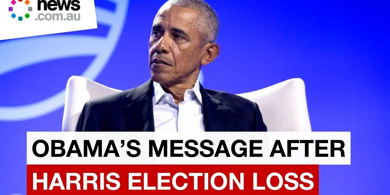 Obama speaks for the first time since Kamala Harris election loss