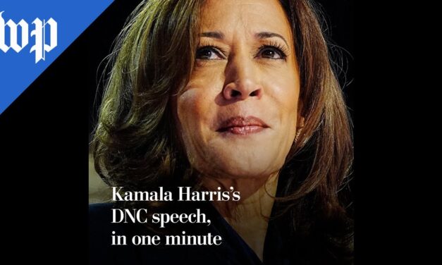 Kamala Harris’s DNC speech, in one minute