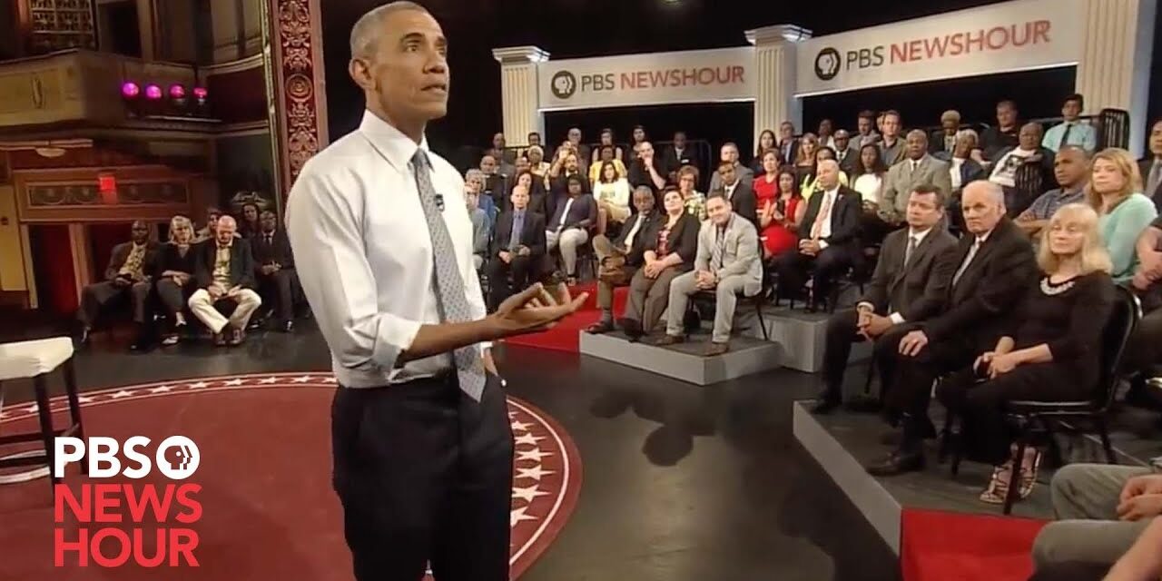 Why restrict ‘good’ gun owners, resident asks President Obama at town hall