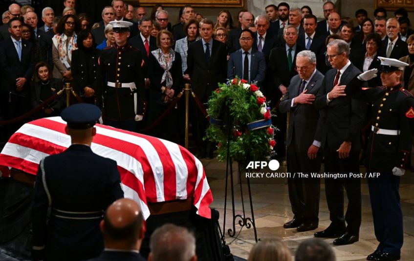 PHOTOS: Ex-US President Jimmy Carter’s body lies in state after Washington procession