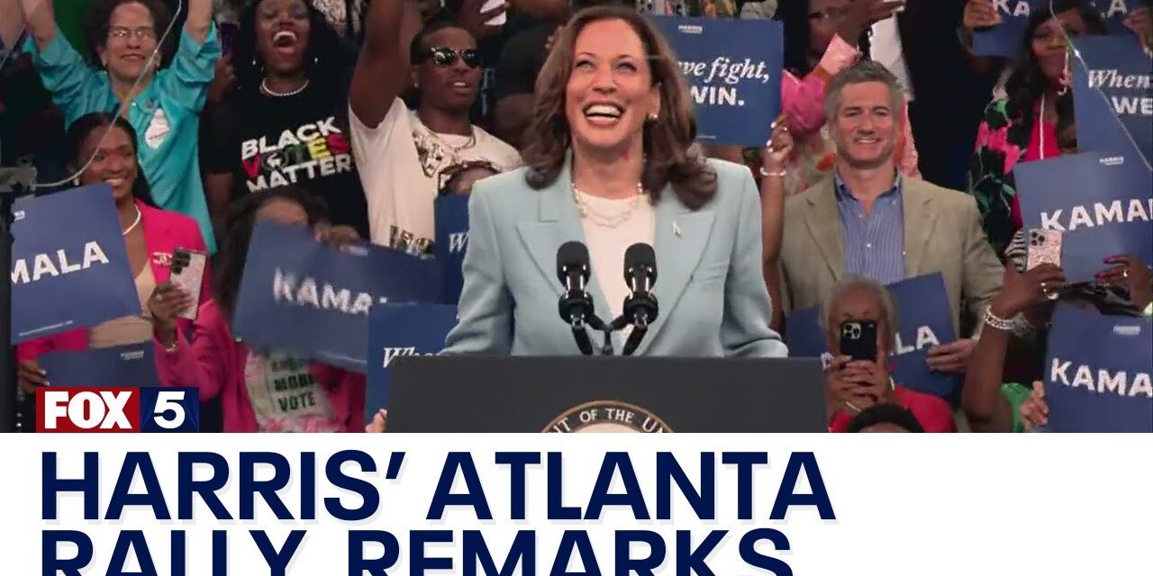 FULL: Kamala Harris speech at Atlanta rally | FOX 5 News