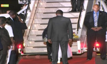 President Barack Obama finally arrives in Kenya