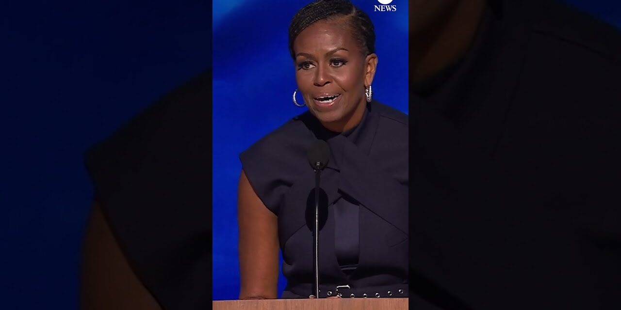 Michelle Obama introduces Barack Obama on DNC night two