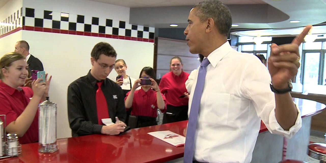 President Barack Obama Makes Surprise Visit