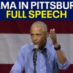 Barack Obama in Pittsburgh, PA: FULL SPEECH