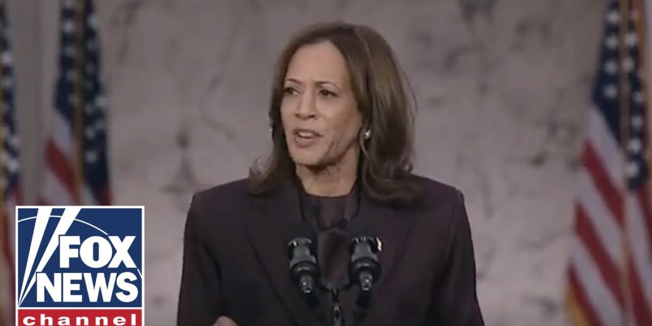 Kamala Harris’ concession speech after loss to Trump