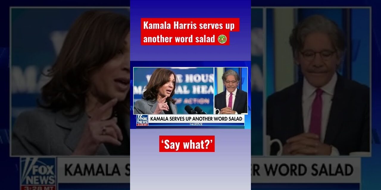 ‘The Five’ loses it over Kamala Harris blurting out another ‘word salad’