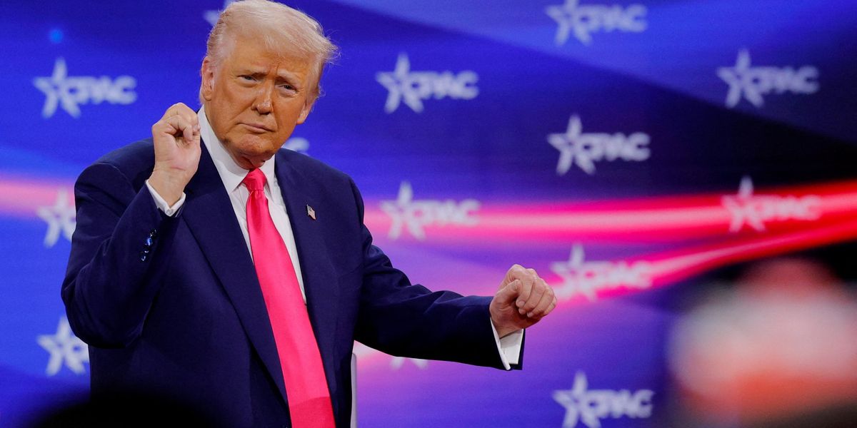 ‘Iconic’: White House brags about Trump dance after ‘meandering’ CPAC speech