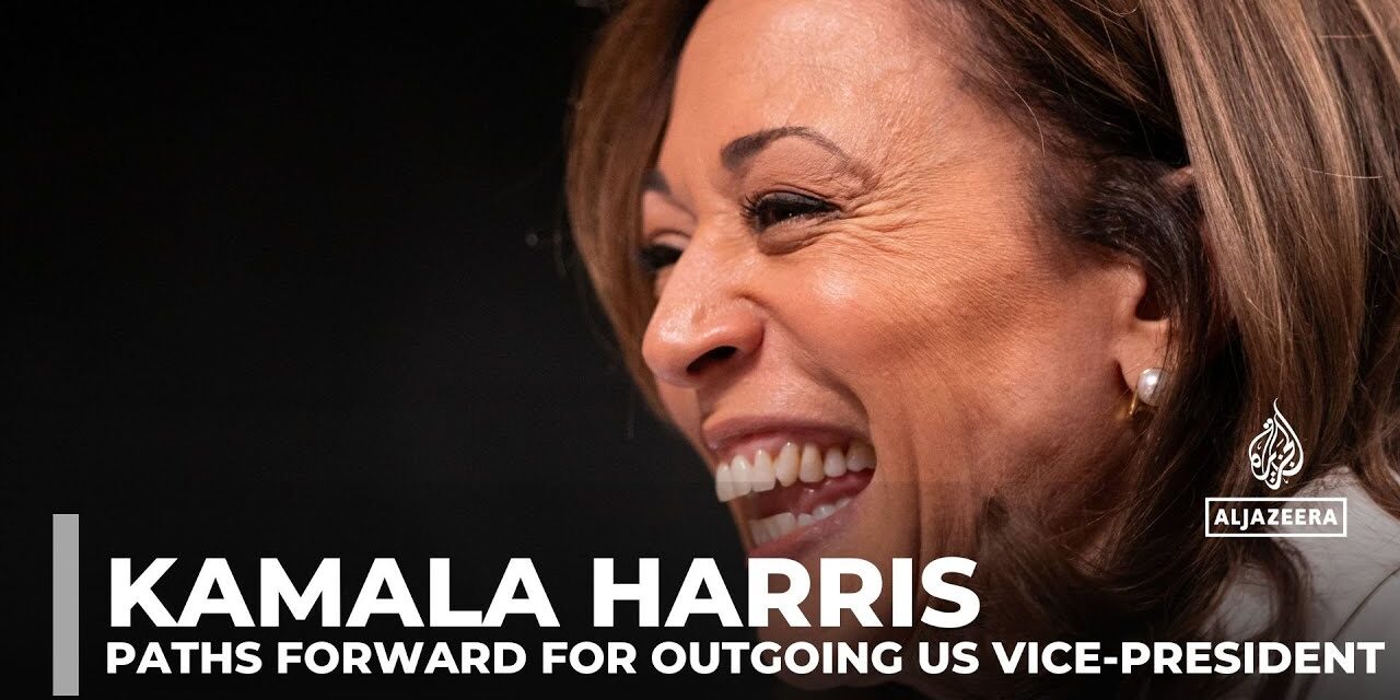 The future of kamala Harris: Paths forward for outgoing US vice-president