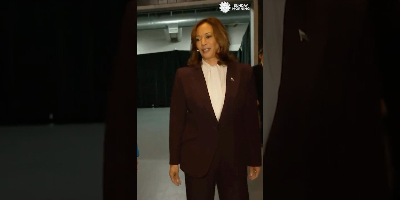 Behind the scenes at Kamala Harris’ rally in Houston #shorts
