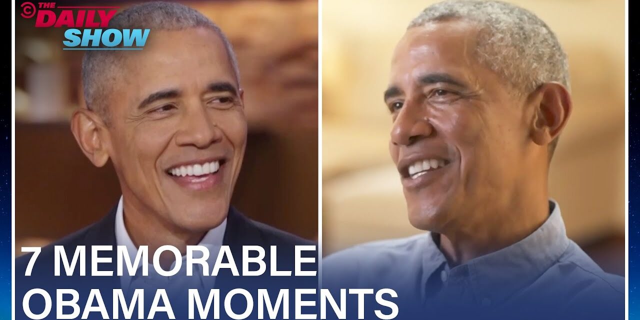 7 Memorable Barack Obama Moments | The Daily Show