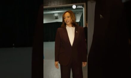 Behind the scenes at Kamala Harris’ rally in Houston #shorts