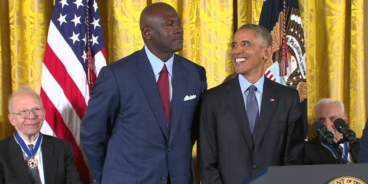 Michael Jordan Receives The Presidential Medal of Freedom