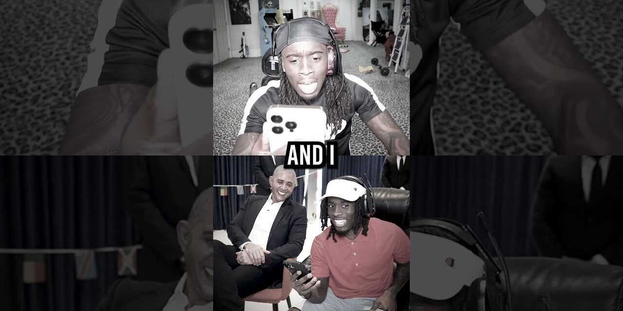 Kai Cenat Fumbles Chance To Interview Barack Obama!
