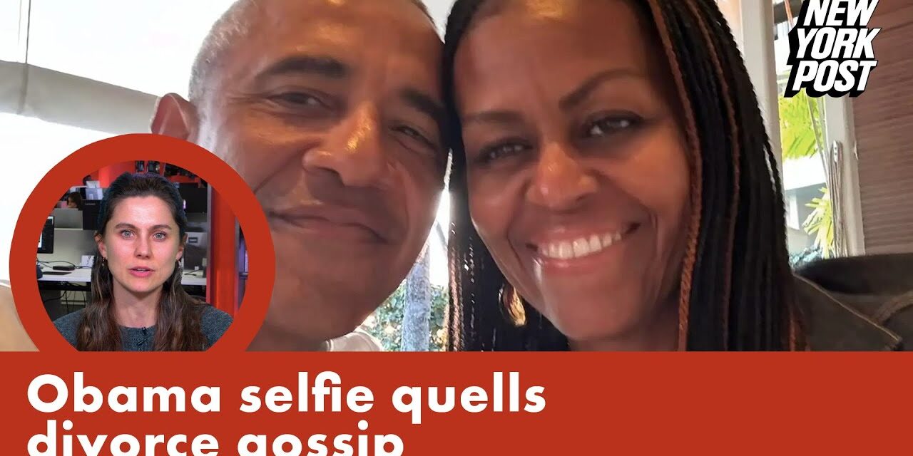Barack and Michelle Obama post Valentine’s Day selfie as divorce rumors swirl