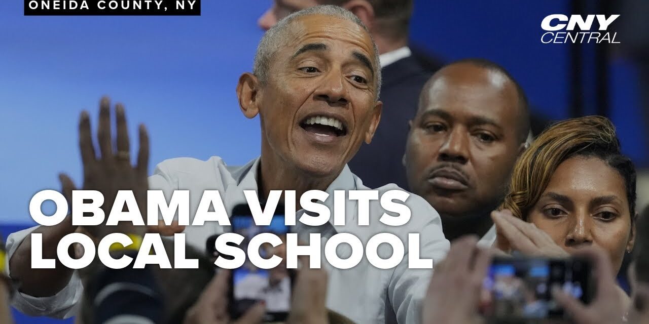 Former President Obama speaks to sold-out crowd in highly-anticipated event