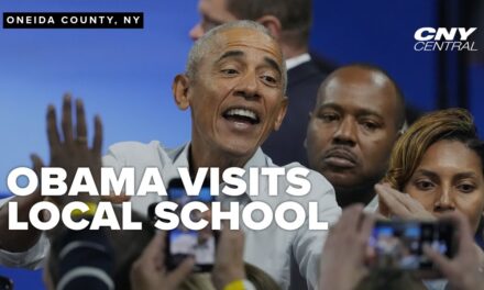 Former President Obama speaks to sold-out crowd in highly-anticipated event