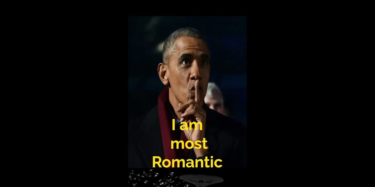 I am most Romantic Person- Barack Obama #shorts