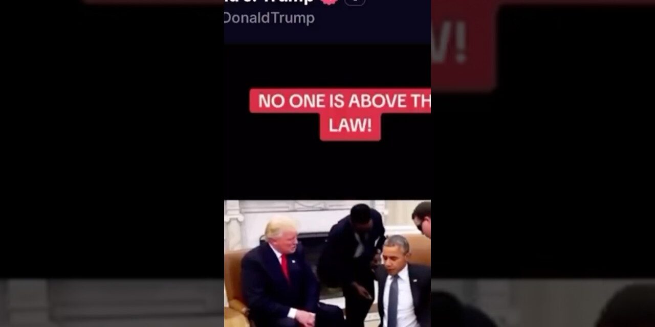#Watch Trump Shares AI Video Of Obama Being Arrested By FBI #trump #obama #usa