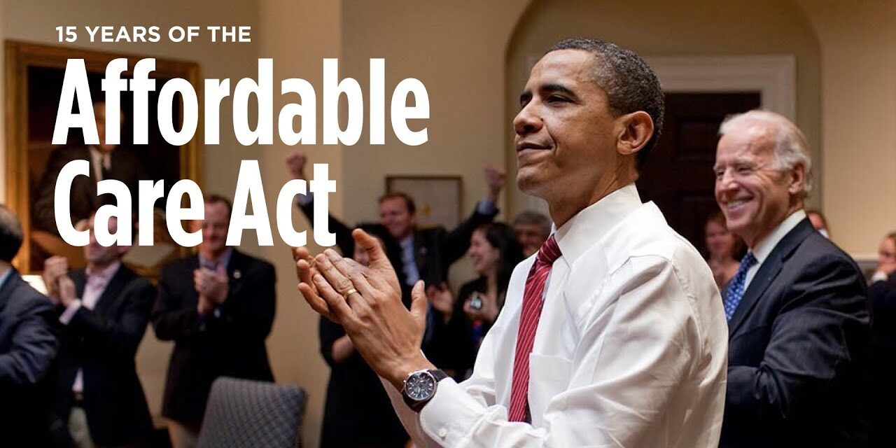 President Obama reflects on 15 years of the Affordable Care Act