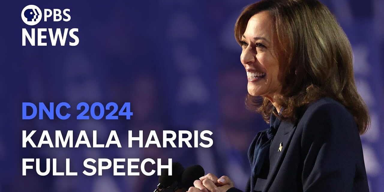 WATCH LIVE: Kamala Harris speaks at 2024 Democratic National Convention