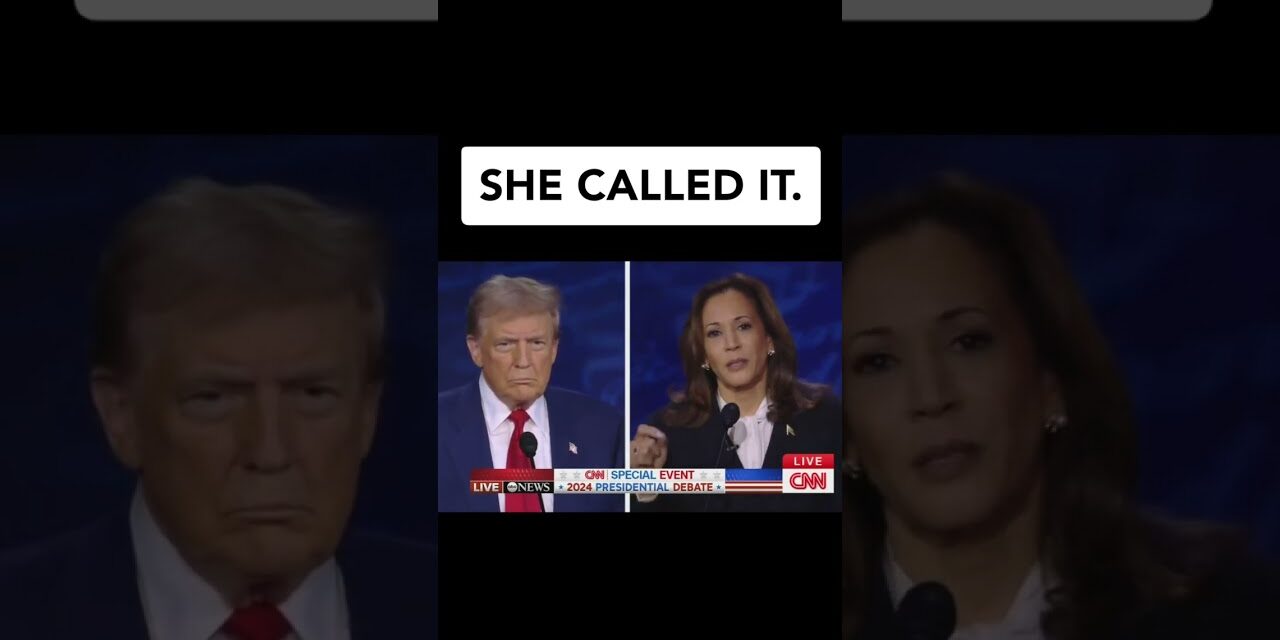 Kamala Harris called it EXACTLY