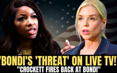 Pam Bondi LOSES CONTROL When Jasmine Crockett Confronts Her Over “Threat”