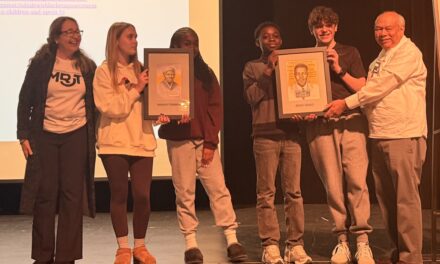 Learning about Black American heroes; MRJT presents portraits at Veterans School